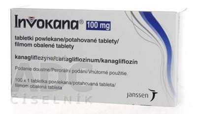 Invokana 100 mg tablety 100 ks