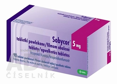 Sobycor 5 mg filmom obalené tablety tbl flm (blis.Al/Al) 1x90 ks