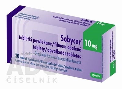 Sobycor 10 mg filmom obalené tablety tablety 30 ks