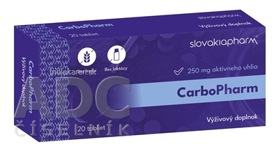 Slovakiapharm CarboPharm tablety 20 ks