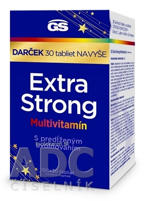 GS Extra Strong Multivitamín tablety 130 ks