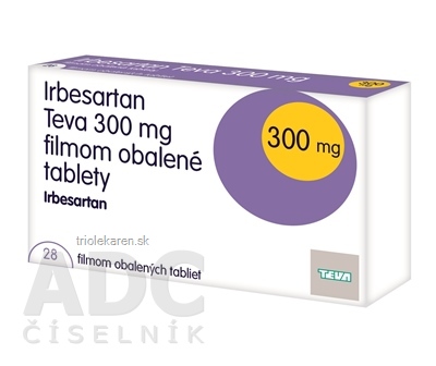 Irbesartan Teva 300 mg filmom obalené tablety 28 ks