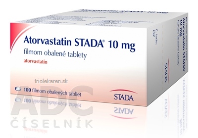 Atorvastatin STADA 10 mg filmom obalené tablety 100 ks