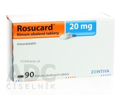 Rosucard 20 mg tbl flm 1x90 ks