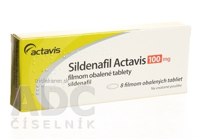 Sildenafil Actavis tablety 100 mg 8 ks