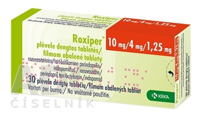 Roxiper 10 mg/4 mg/1,25 mg filmom obalené tablety 30 ks