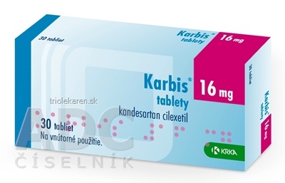 Karbis 16 mg tablety 30 ks