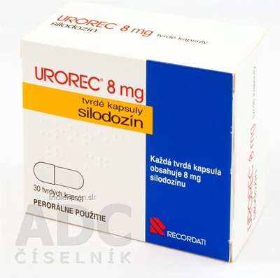 Urorec 8 mg tvrdé kapsuly 30 ks