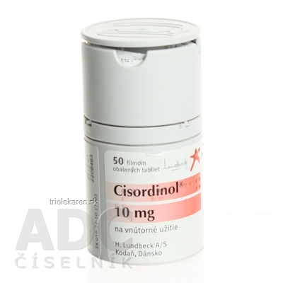 CISORDINOL 10 mg tablety 50 ks