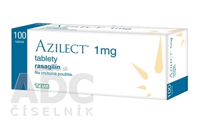 AZILECT 1 mg tablety 100 ks