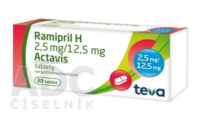 Ramipril H 2,5 mg/12,5 mg Actavis tablety 30 ks