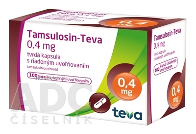 Tamsulosin-Teva 0,4 mg kapsuly 100 ks