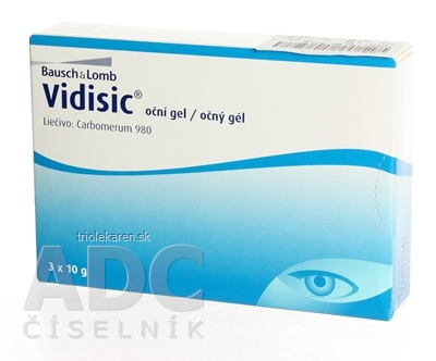 VIDISIC gel oph 3x10 g