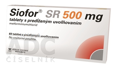 Siofor SR 500 mg tablety 60 ks