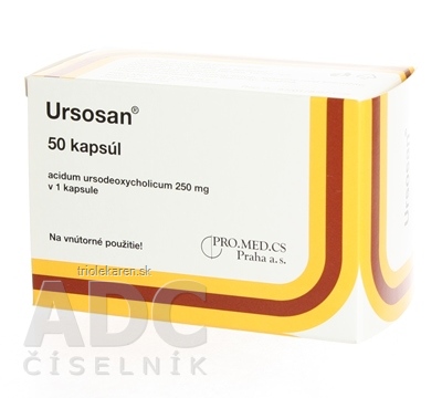 URSOSAN kapsuly 250 mg 50 ks