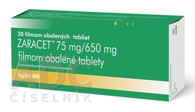 ZARACET 75 mg/650 mg tablety 30 ks