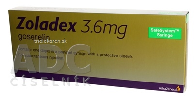 Zoladex DEPOT 3,6 mg imp (striek.inj.napl.) 1x3,6 mg