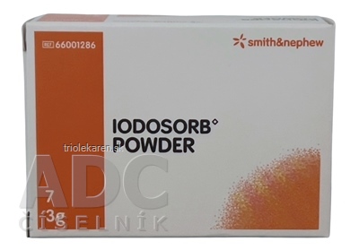 IODOSORB POWDER antimikrobiálny prášok s jódkadexomérom 7 x 3 g