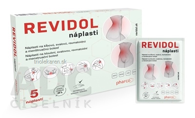 REVIDOL náplasti na úľavu bolesti 1x5 ks