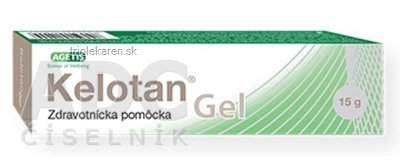 Kelotan Gel silikónový gél na jazvy 1x15 g