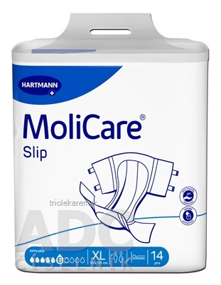 MoliCare Slip extra plus 6 kvapiek XL inkontinenčné nohavičky, 150 - 175 cm, 2714 ml, 1x14