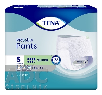 TENA Pants Super S naťahovacie inkontinenčné nohavičky 12 ks