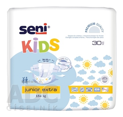 Seni KIDS junior extra plienkové nohavičky 15+ kg 30 ks