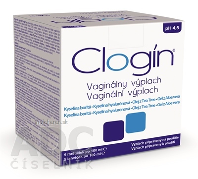 CLOGIN vaginálny výplach roztok 5 x 100 ml