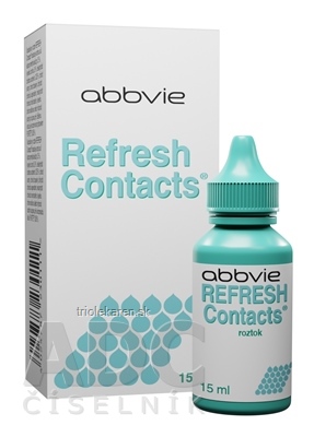 Refresh Contacts očný roztok pre nositeľov kontaktných šošoviek 15 ml