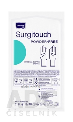 Surgitouch RUKAVICE veľ. 7 chirurgické sterilné nepudrované latexové 1 pár