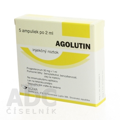 AGOLUTIN sol inj 60 mg (amp.skl.) 5x2 ml