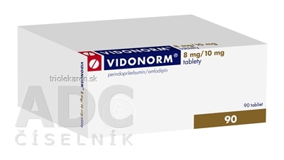 Vidonorm 8 mg/10 mg tablety tbl 1x90 ks