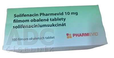 Solifenacin Pharmevid 10 mg tbl flm 10 mg (blis.PVC/PE/PVDC/Al) 1x100 ks