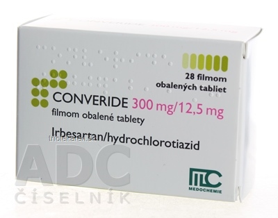 CONVERIDE 300 mg/12,5 mg tbl flm (blis.) 1x28 ks