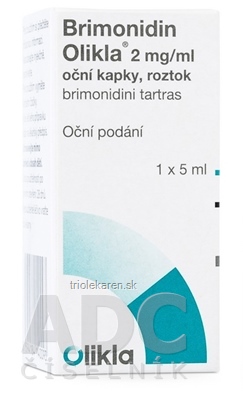 Brimonidin Olikla 2 mg/ml Očná suspenzná instilácia 5 ml