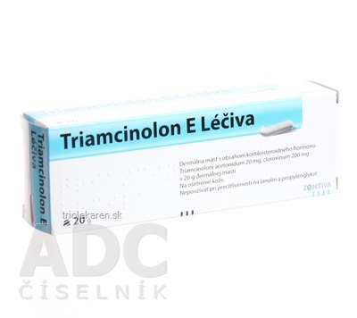 Triamcinolon E Léčiva ung der (tuba Al) 1x20 g