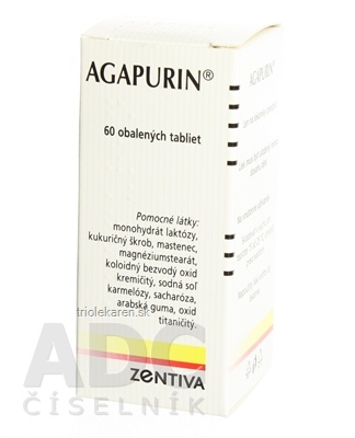 AGAPURIN tbl obd 100 mg (lie.skl.) 1x60 ks