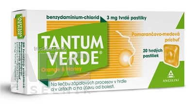 TANTUM VERDE Orange & Honey pas ord 3 mg (obal papier) 1x20 ks