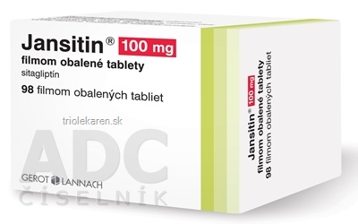 Jansitin 100 mg tablety 98 ks