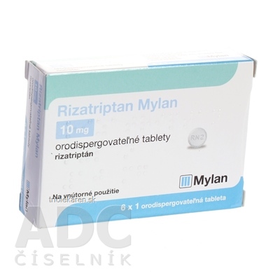 Rizatriptan Viatris 10 mg (Mylan) tbl oro 1x6 ks