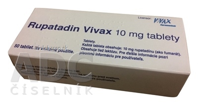 Rupatadin Vivax 10 mg tablety 50 ks