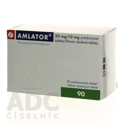 Amlator 20 mg/10 mg filmom obalené tablety tbl flm 1x90 ks