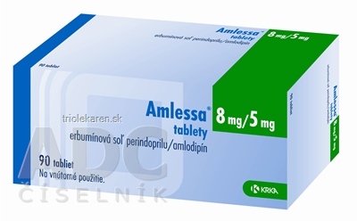 Amlessa 8 mg/5 mg tablety tbl (blis.OPA/Al/PVC/Al) 1x90 ks