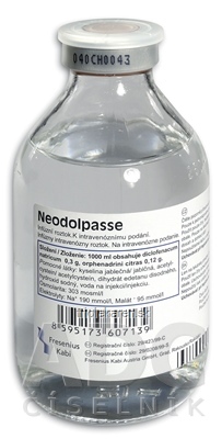 Neodolpasse sol inf (fľ.skl.) 10x250 ml