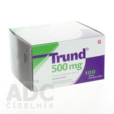 TRUND 500 mg tbl flm (blis.Al/PVC/PE/PVDC) 1x100 ks