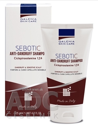 GALENIA SEBOTIC ANTI DANDRUFF SHAMPOO šampón proti lupinám 125 ml