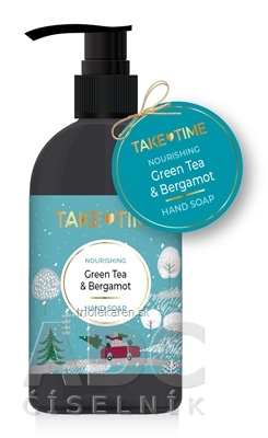 TAKE TIME Tekuté mydlo na ruky NOURISHING Green Tea & Bergamont 310 ml