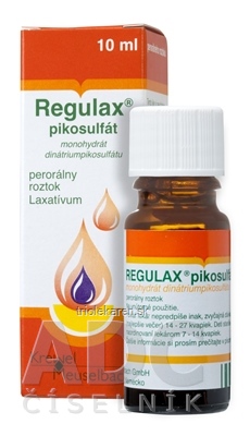 REGULAX pikosulfát sol por (fľ.skl.hnedá) 1x10 ml