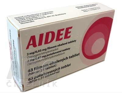 AIDEE 2 mg/0,03 mg filmom obalené tablety 63 ks