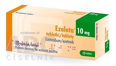 Ezoleta 10 mg tablety tablety 30 ks